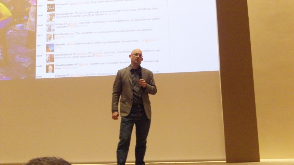 Clay Shirky, à Paris le 31 janvier 2011