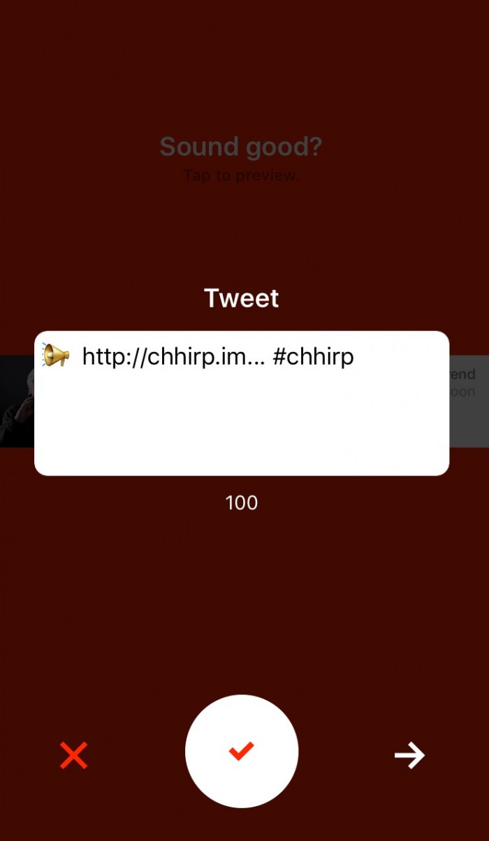 chhirp-tweet